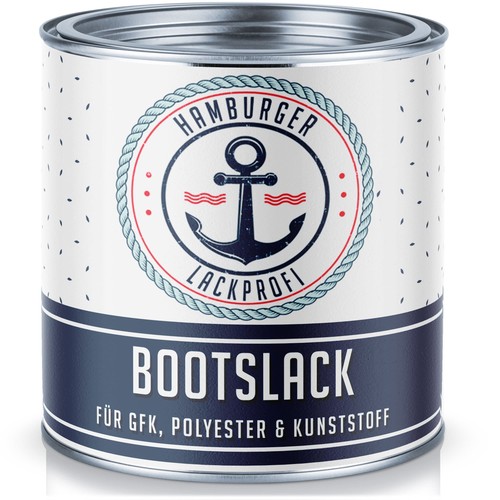 Bootslack matt schiefergrau - bootslack,