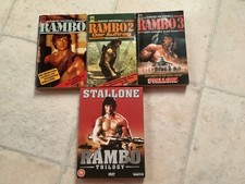 Rambo Bücher 1-3 + Rambo Trilogy DVD | Roman | David Morrell SELTEN
