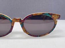 Metzler Sonnenbrille Damen rund Braun Mehrfarbig oval  5909 Germany 90er