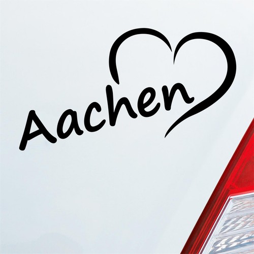 Auto aufkleber aachen herz - auto,