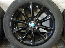 WINTERREIFEN ALUFELGEN ORIGINAL BMW F20 F21 F22 F23 SCHWARZ BLACK 411 205/55 R16