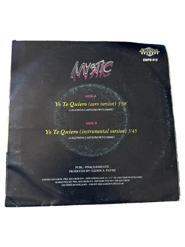 Mystic quiero vinyl - te,
