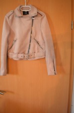 Meine coole Lederjacke rose Gr. 38 Bershka