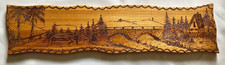 Holz Wandbild Erzgebirge DDR