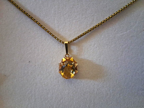 Vintage 585 gold anhänger mit - vintage,