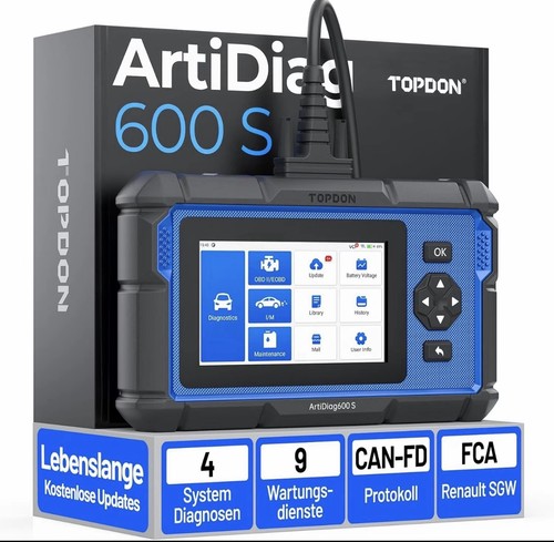 Topdon artidiag600s obd2 - artidiag600s,