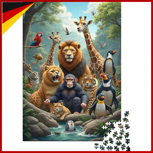 Puzzle 1000 teile - 1000, dschungel