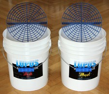 GRIT GUARD (USA) Detailing Wascheimer + Grit Guard Sieb + Snappy Grip | WIE NEU