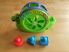 Fisher-Price Babys Schnecke mit Musik Steckspielzeug Stapelspiel Lernspielzeug 
