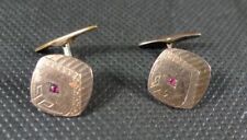 Manschettenknöpfe mit rotem