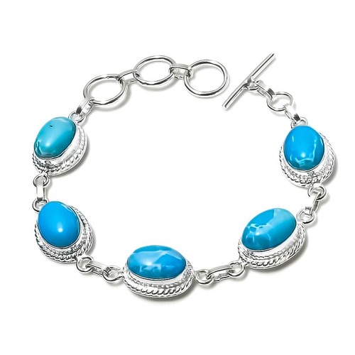 Blauer larimar edelstein - larimar,