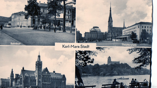 Ansichtskarte karl marx stadt - ansichtskarte, karl-marx-stadt