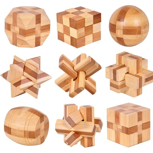 Stück knobelspiele holz - 9,