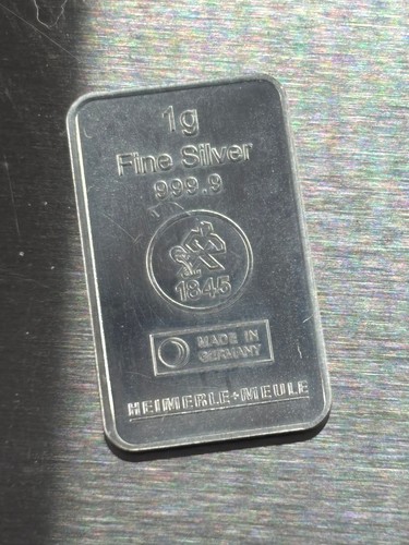Silberbarren gramm heimerle - 1,