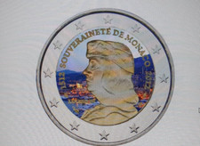 2 Euro Gedenkmünze Monaco
