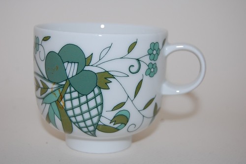 Kaffeetasse plus blüten - kaffeetasse,