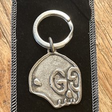 Gucci Schlüsselanhänger GG Totenkopf Sterlingsilber - Edition "Life Is Gucci"-u