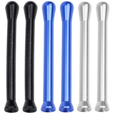 Zieh-Röhrchen mit Knopf 6 Stück Tragbare Zieh Röhrchen aus Aluminium Tragbare...