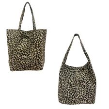 Leopard Rauhleder Shopper