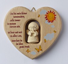 Herz mit Engel betend 11 cm