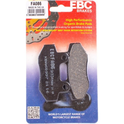 Fa086 ebc premium bremsbeläge - ebc,