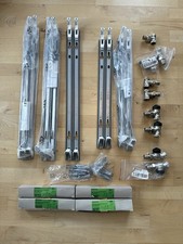 Heizkörper Zubehör, 6 Kermi Wandhalter 500-600, 4 Heimeier 1/2“ Ventile, Buderus