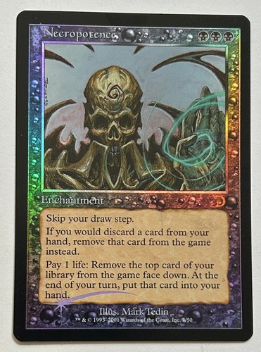 Mtg foil necropotence - mtg,