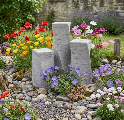 Gartenbrunne 3er set - gartenbrunne,