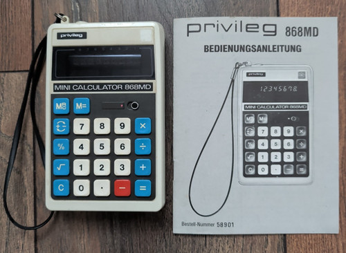 Privileg 868md taschenrechner - privileg,