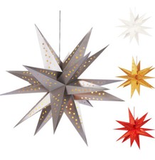 3D Weihnacht Stern Innen 60 cm