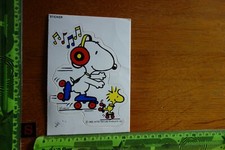 Alter Aufkleber Comic Cool Spruch Schlümpfe Schlumpf PEANUTS Snoopy