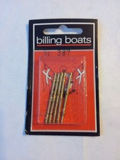 Relingstützen 38mm 2 Durchzüge 5 Stück von Billing Boats Krick BF0387