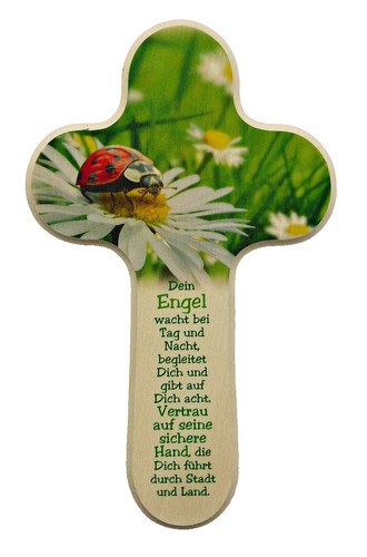 Holzkreuz dein engel - 21, cm