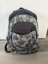 Dakine Rucksack Schulrucksack Schultasche Grau Schwarz Lila Blumen