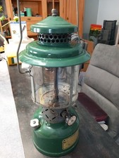 COLEMAN Laterne Gasoline Leaded Benzin LAMPE USA U. S.