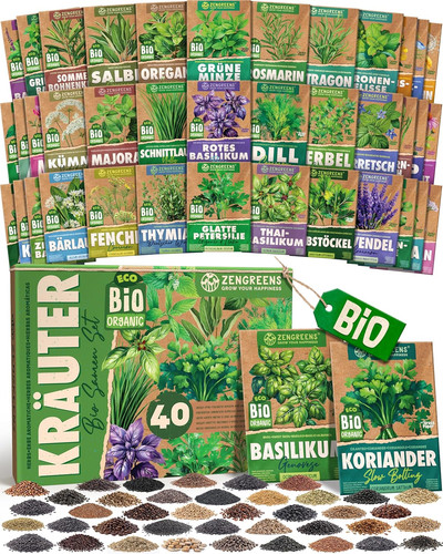 Bio kräutersamen 40er set - bio,