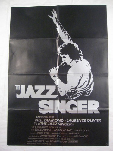 The jazz singer filmplakat - jazz,