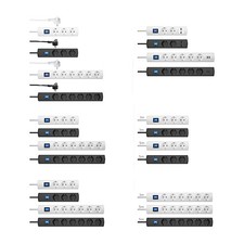 Steckdosenleiste Mehrfachsteckdose USB Überspannungsschutz UNOversal plus Kopp