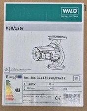 Wilo P 50 / 125r PN6 1150290 / 09w12 3~400V Umwälzpumpe Pumpe #596