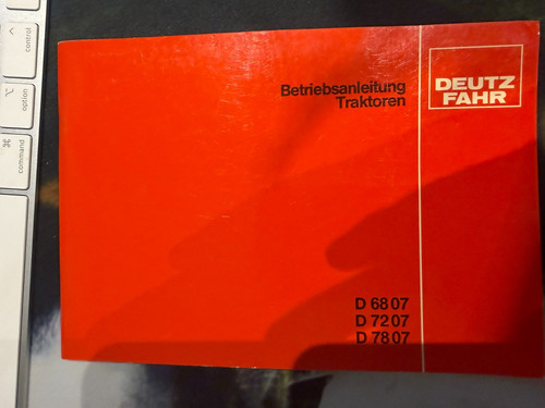 Deutz fahr 6807 d 7207 - fahr,