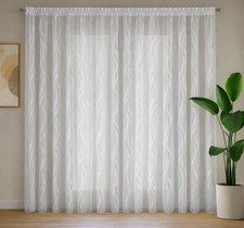 Gardine Store Voile weiß