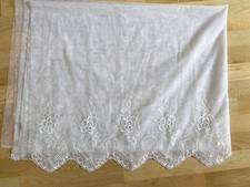 wunderschöne Spitze aus Plauen DDR Vintage Spitzengardine 