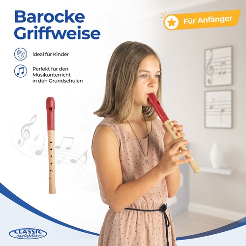 Sopran blockflöte barocke - c-sopran,