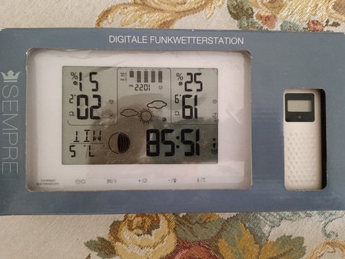 Lcd funk wetterstation mit - lcd, funk-wetterstation