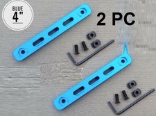 2 PC 4" Blue M-LOK to KeyMod