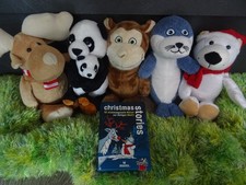 Kinder Ferrero Eisbär Elch Weihnachten Robbe Affe Paket Stofftier Plüschtier