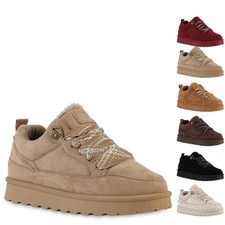 Damen Warm Gefütterte Sneaker