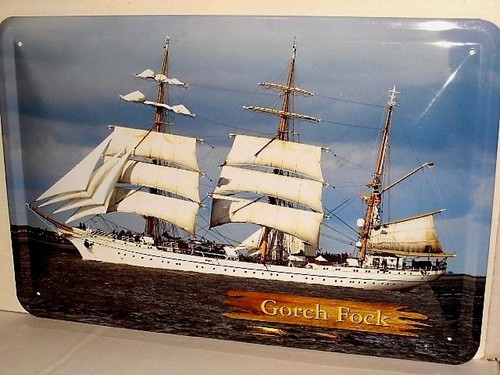 Blechschild gorch fock - gorch,