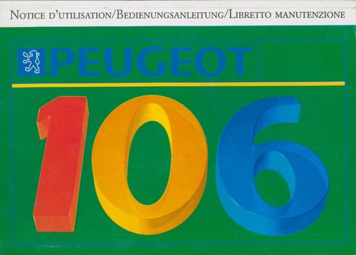 Betriebsanleitung peugeot 106 - peugeot,