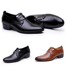 Herren Leger Oxford Spitz PU